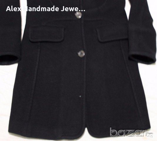 Черно вталено палто Inwere, снимка 4 - Палта, манта - 19509877