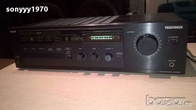 *telefunken ha-870 amplifier made in germany-внос швеицария, снимка 8 - Ресийвъри, усилватели, смесителни пултове - 14198048