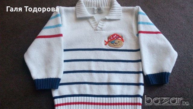 Пуловер за 2г чисто нов, снимка 2 - Жилетки и елечета за бебе - 19713784