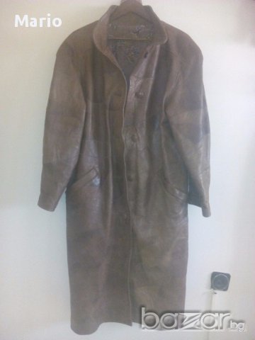 Италианско кожено палто - дамско - тележка кожа - перфектно..!! , снимка 2 - Палта, манта - 14976897