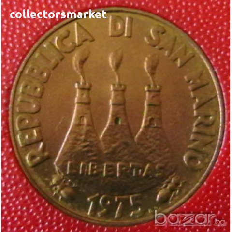 20 лири 1975 FAO, Сан Марино, снимка 2 - Нумизматика и бонистика - 12010173