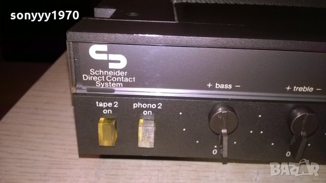 schneider dcs 8025pa-hifi stereo preamplifier-west germany, снимка 5 - Ресийвъри, усилватели, смесителни пултове - 22085771