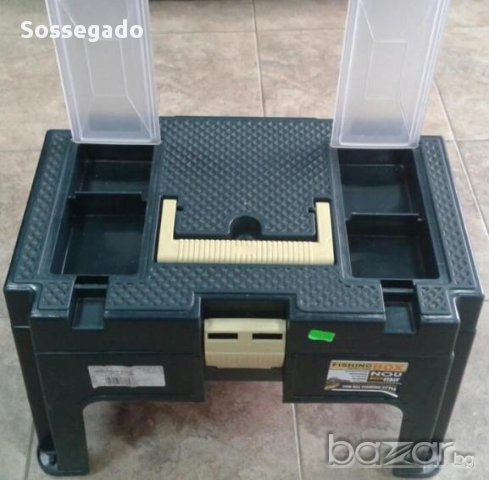 Куфар за риболов – стол, здрав и удобен за сядане, снимка 2 - Такъми - 11492919