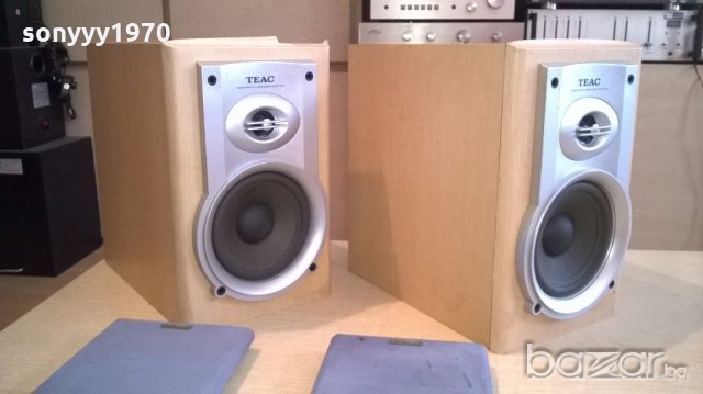 teac-2х50w/6ohm-2бр тонколони-28х26х17см-внос швеицария, снимка 3 - Тонколони - 18345544