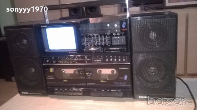 tensai rtc-8315 tv/triple cassette/tuner-внос швеицария, снимка 11 - Радиокасетофони, транзистори - 18605262