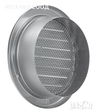 ВЕНТИЛАЦИОННА РЕШЕТКА С МРЕЖА - КРЪГЛА, снимка 2 - Строителни материали - 22199385