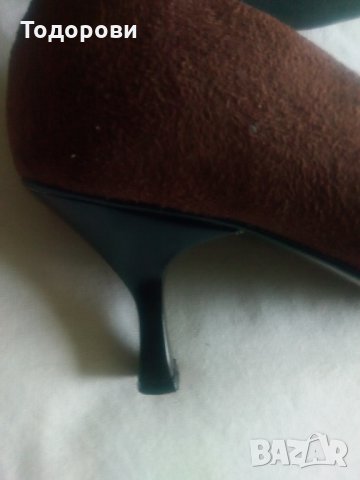 Обувки, дамски, велур, снимка 2 - Дамски елегантни обувки - 25566160