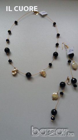 Продавам авторски бижута от истински перли и камъни, снимка 12 - Бижутерийни комплекти - 18414641
