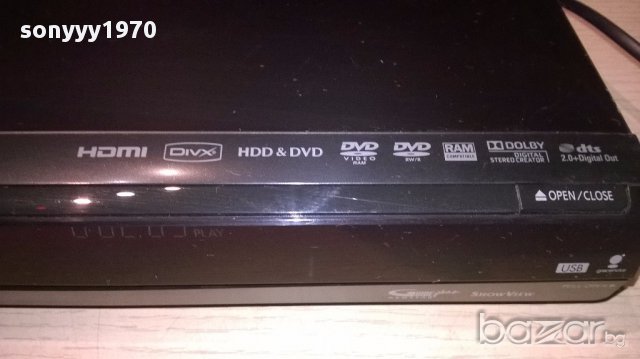 ПОРЪЧАН-Panasonic dmr-eh59 hdd/dvd/hdmi/usb-recorder, снимка 4 - Ресийвъри, усилватели, смесителни пултове - 14667207