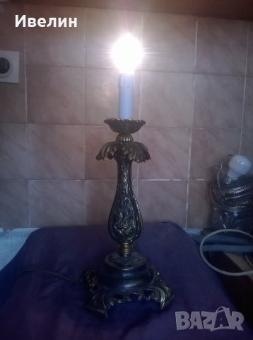 барокова нощна лампа , снимка 5 - Настолни лампи - 24629946