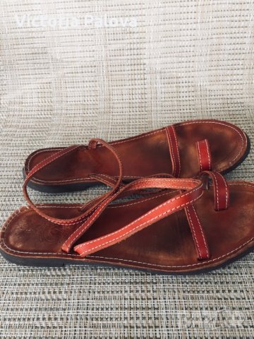 Изящни сандали,естествена кожа, снимка 5 - Сандали - 25194288