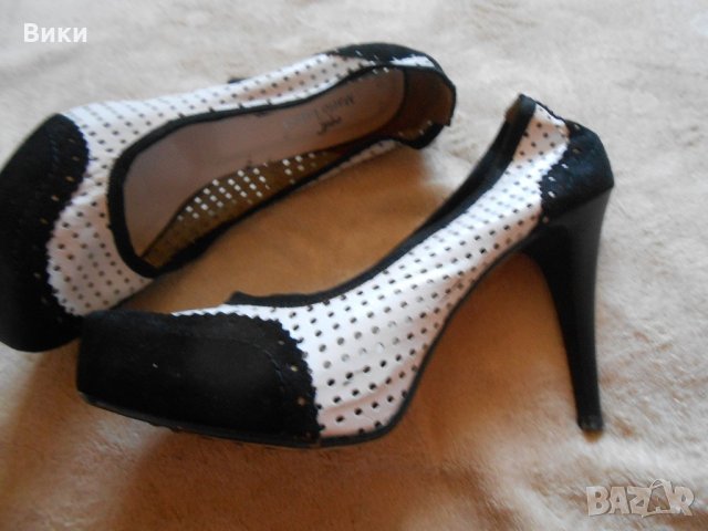 100 % кожа официални обувки Mario Lucci , снимка 3 - Дамски елегантни обувки - 22046349