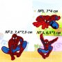 Различни Спайдърмен Spiderman емблема апликация за дреха дрехи самозалепваща се