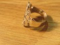 Дамски Сребърен пръстен - красив дизайнерски модел за ценители  -  стар внос от Щатите , снимка 2