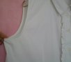 Два различни броя / Памучна риза без ръкави бяла и екрю / голям размер , снимка 6