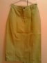 пола от дънков плат нова, цвят тютюнев, резеда , снимка 2