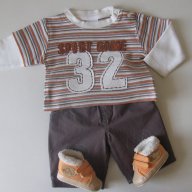 Нова блузка и панталонки 0-3месеца, снимка 4 - Комплекти за бебе - 11905311