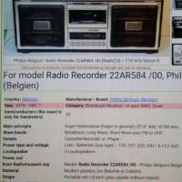 радиокасетофон PHILIPS-79г., снимка 5 - Радиокасетофони, транзистори - 25163269