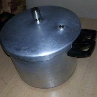 Продавам 6-литрова алуминиева тенджера под налягане, снимка 2 - Съдове за готвене - 21238292