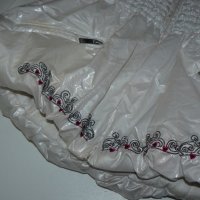 Топло Little Queen бяло яке – 116 ръст, снимка 9 - Детски якета и елеци - 19825160