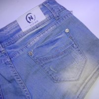 29 размер Къси дънкови панталонки Vivian, сини – 29 размер, снимка 11 - Къси панталони и бермуди - 25032761