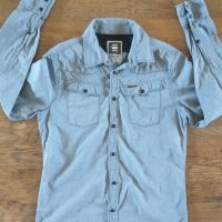 g-star tailor shirt - страхотна мъжка риза КАТО НОВА, снимка 6 - Ризи - 26183841