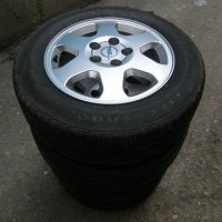 4 бр. алуминиеви джанти с гуми за Opel 15-ки 5x100, снимка 8 - Гуми и джанти - 21577040