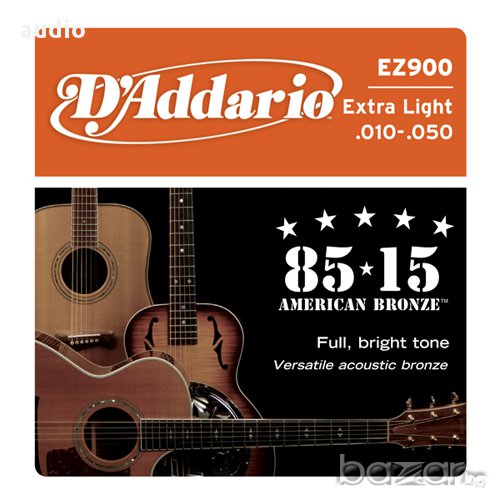 Струни за акустична китара D'Addario EZ900, снимка 1