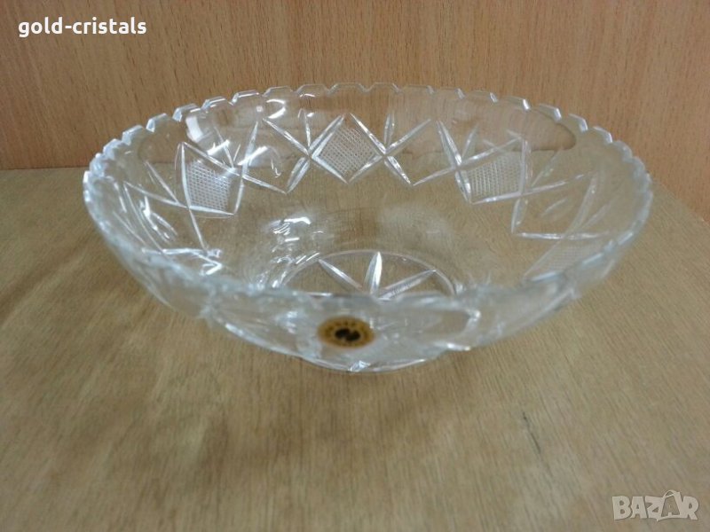 Стара кристална купа за ядки , снимка 1