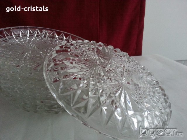 сервиз кристални чинии полски кристал , снимка 18 - Антикварни и старинни предмети - 20064278