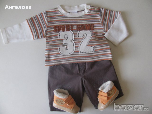 Нова блузка и панталонки 0-3месеца, снимка 4 - Комплекти за бебе - 11905311