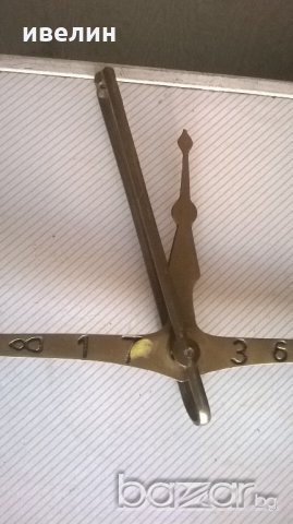 стар месингов кантар, снимка 3 - Антикварни и старинни предмети - 18867894