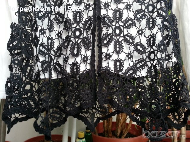  плетен елек блуза туника ръчна изработка  , снимка 14 - Жилетки - 11035770