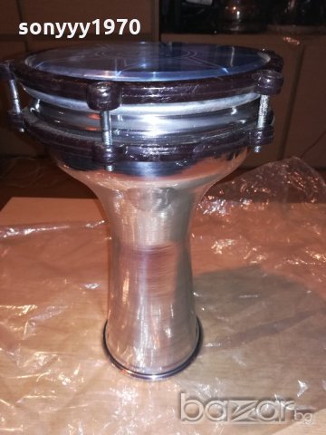 маркова тарамбука алуминиева от сирия-30х20см-нова лъскава, снимка 4 - Ударни инструменти - 20272787