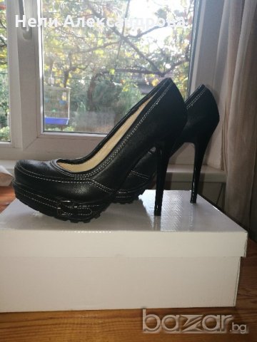 Дамски обувки естествена кожа, снимка 2 - Дамски обувки на ток - 19441257