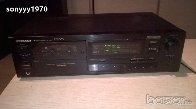 pioneer ct-333 hx-pro/2motors/bias/japan-внос франция, снимка 2 - Ресийвъри, усилватели, смесителни пултове - 19593211