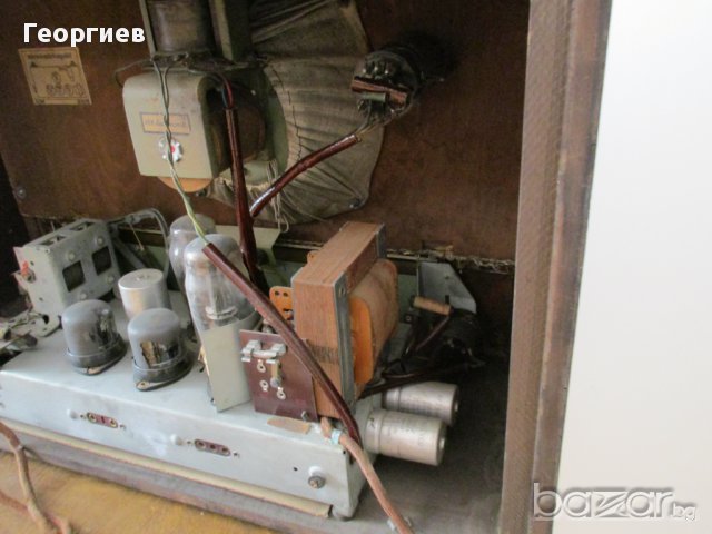 Ретро,Старо лампово радио модел 1954/55 г Olympiq 542 WM, снимка 11 - Антикварни и старинни предмети - 14339177