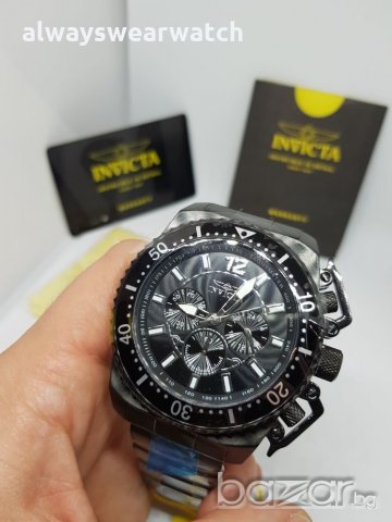 Invicta Pro Diver (Black Series) / Инвикта Про Дайвър - чисто нов мъжки часовник / 100% оригинален, снимка 7 - Мъжки - 20692145