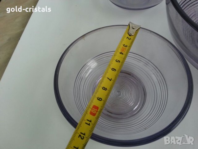 Стъклени купички и купа, снимка 5 - Антикварни и старинни предмети - 25525683