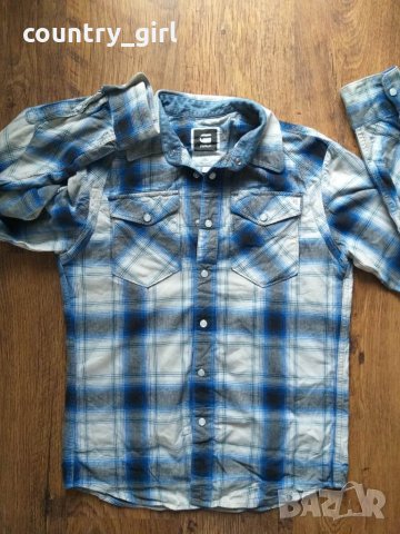 g-star arizona carpeth shirt - страхотна мъжка риза, снимка 4 - Ризи - 23692076