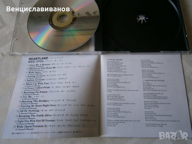 HEARTLAND - '' wide open '' CD / hard rock /, снимка 4 - CD дискове - 25716286