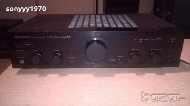 pioneer a-109 stereo ampli-транзисторен усилвател-внос франция, снимка 8 - Ресийвъри, усилватели, смесителни пултове - 19850691