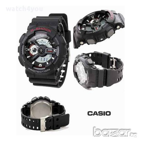 НОВ CASIO G-SHOCK GA-110-1A КАСИО GA-110, снимка 2 - Мъжки - 17615013