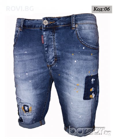 Мъжки къси дънки 50 модела, снимка 7 - Къси панталони - 21457391