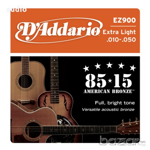 Струни за акустична китара D'Addario EZ900, снимка 1 - Китари - 16081036