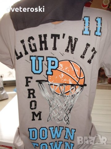 Детска пижама с къс ръкав за момче ръст 146см