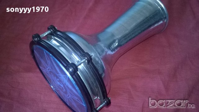 Тарамбука-нова метална/инокс-30х20см, снимка 3 - Ударни инструменти - 15632840