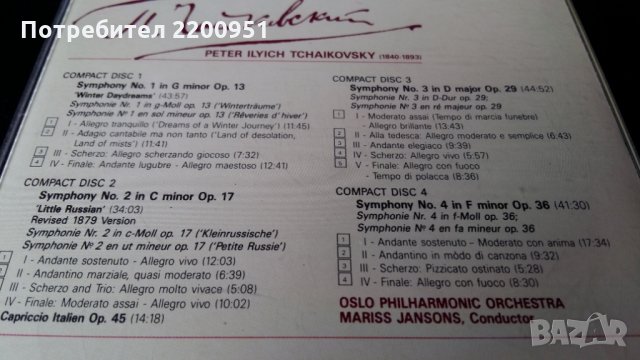 Симфониите на П.И.Чайковски, снимка 5 - CD дискове - 24475471