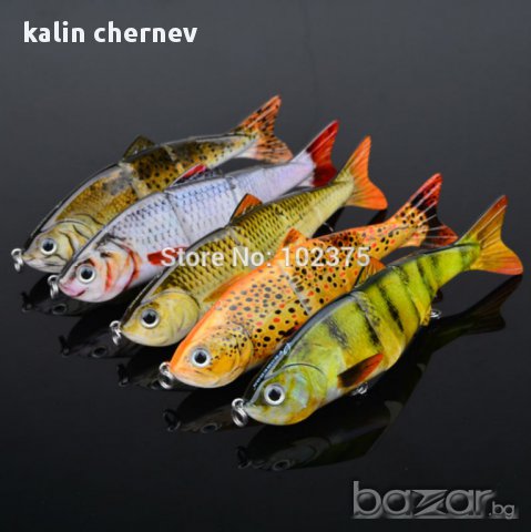 воблери 12.4 см 17,1г 4 части, снимка 11 - Въдици - 9007036