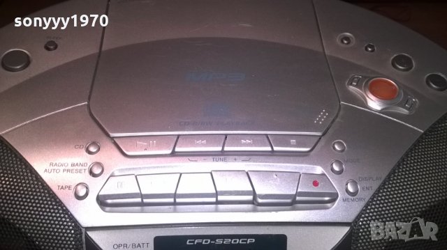 sony cfd-s20cp-cd/deck/tuner/amplifier-внос швеицария, снимка 10 - Радиокасетофони, транзистори - 25250516